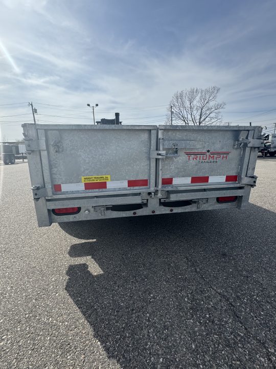 New 2026 Triumph Trailers 5'X10' Galvanized Dump Trailer Ramps & Tarp