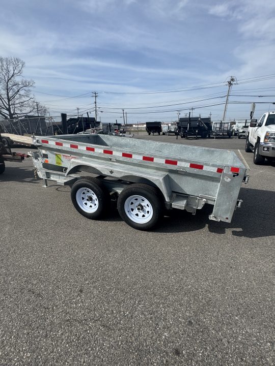 New 2026 Triumph Trailers 5'X10' Galvanized Dump Trailer Ramps & Tarp
