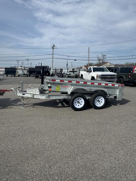 New 2026 Triumph Trailers 5'X10' Galvanized Dump Trailer Ramps & Tarp