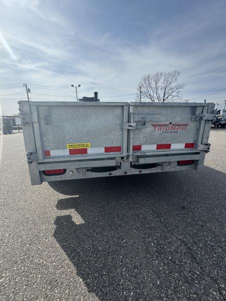 New 2026 Triumph Trailers 5'X10' Galvanized Dump Trailer Ramps & Tarp