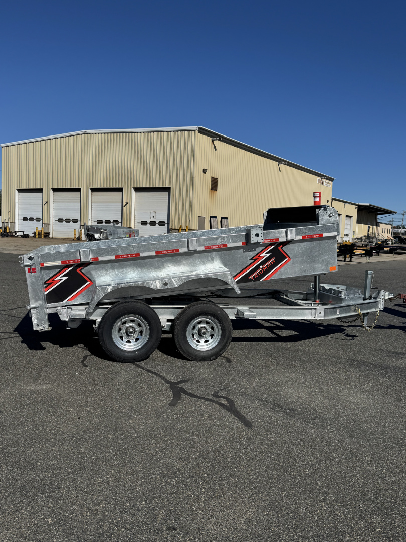 New 2026 Triumph Trailers 6'X12' Dump Trailer Ramps & Tarp