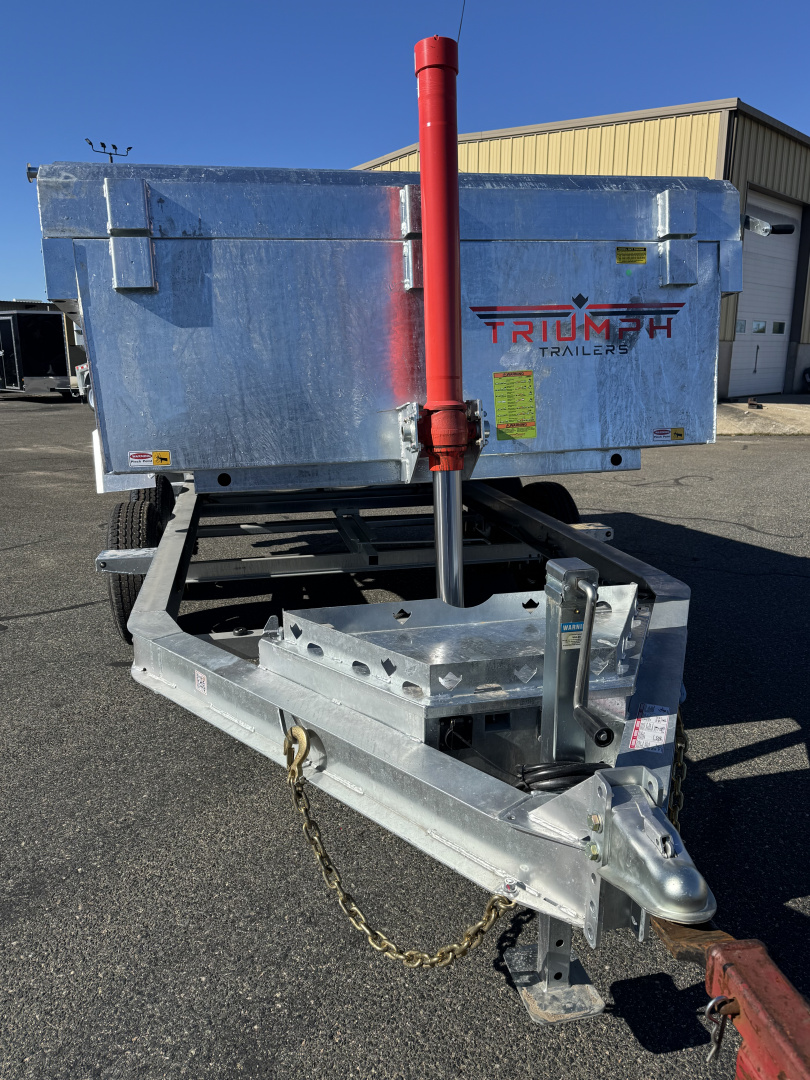 New 2026 Triumph Trailers 6'X12' Dump Trailer Ramps & Tarp