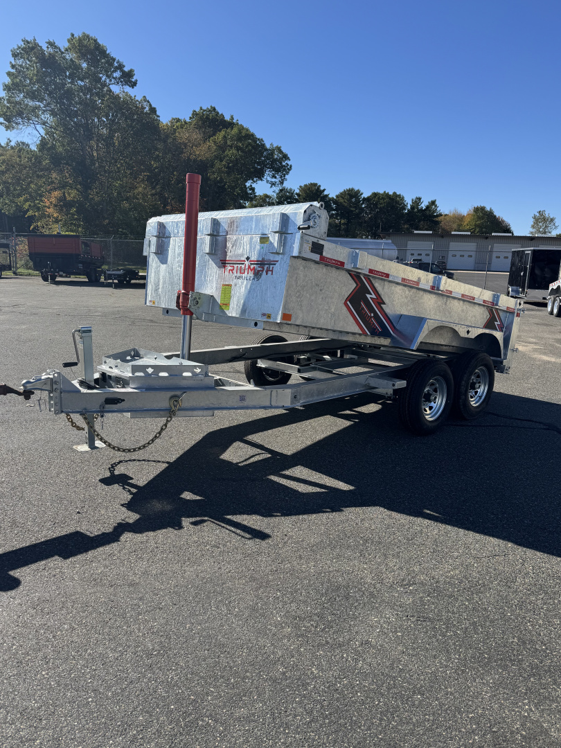 New 2026 Triumph Trailers 6'X12' Dump Trailer Ramps & Tarp