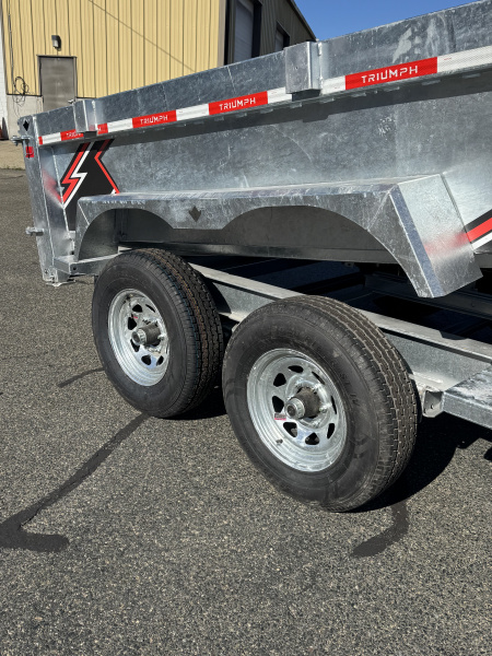 New 2026 Triumph Trailers 6'X12' Dump Trailer Ramps & Tarp
