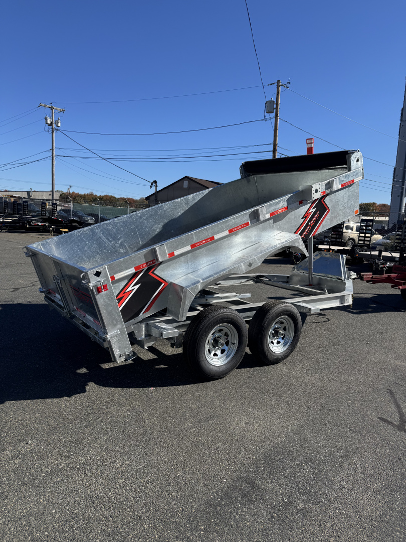 New 2026 Triumph Trailers 6'X12' Dump Trailer Ramps & Tarp