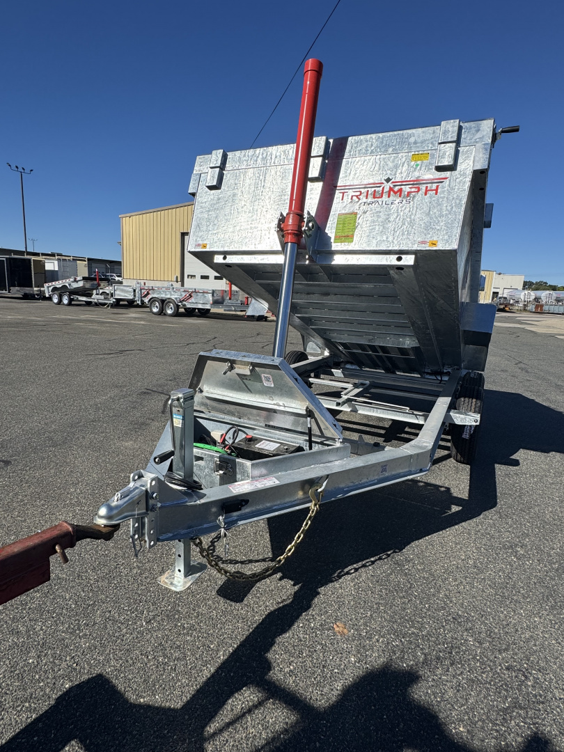 New 2026 Triumph Trailers 6'X12' Dump Trailer Ramps & Tarp
