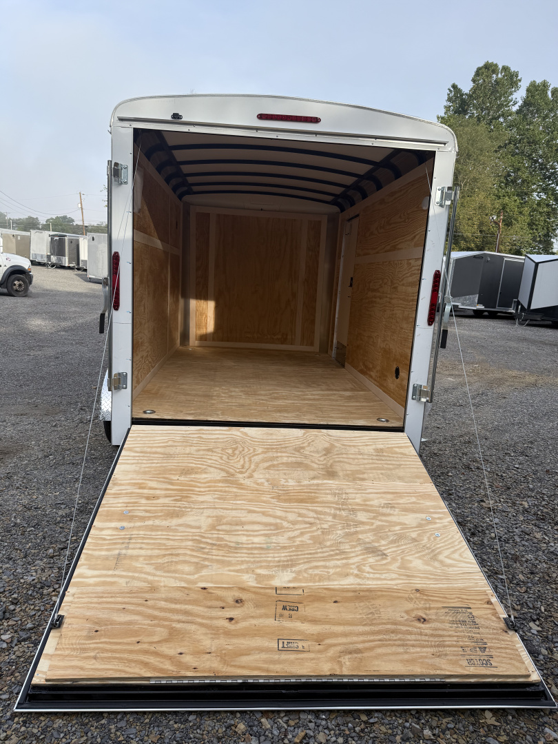 New 2026 Homesteader 7x12 - Ramp Door - WHITE Cargo Trailer