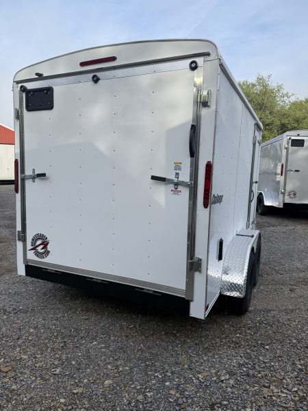 New 2026 Homesteader 7x12 - Ramp Door - WHITE Cargo Trailer