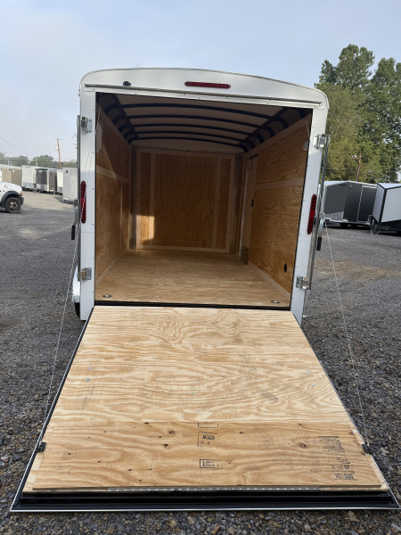 New 2026 Homesteader 7x12 - Ramp Door - WHITE Cargo Trailer