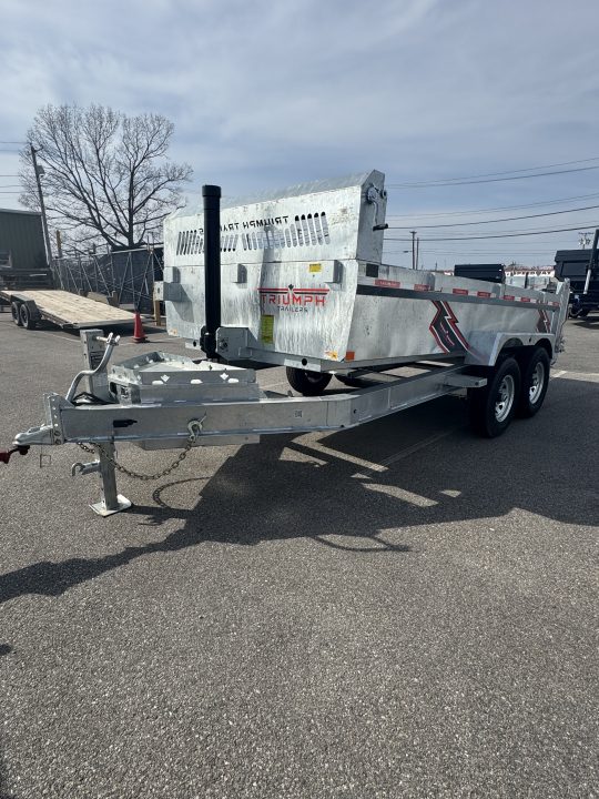 New 2026 Triumph Trailers 82"X14' Dump Trailer Ramps & Tarp