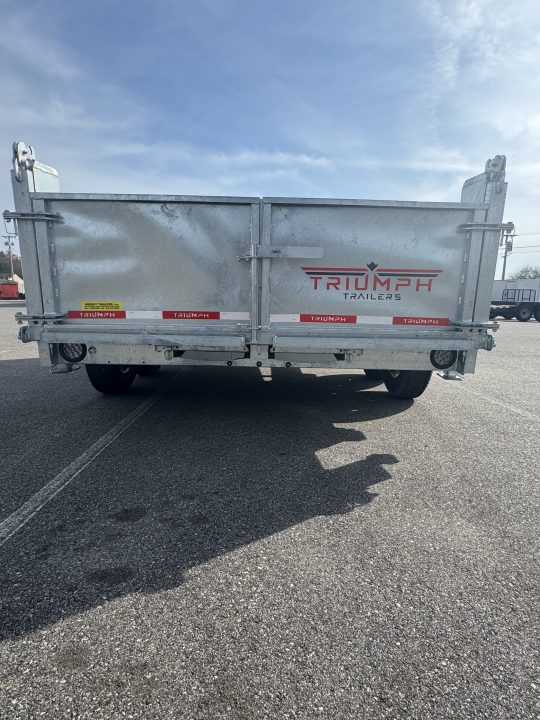 New 2026 Triumph Trailers 82"X14' Dump Trailer Ramps & Tarp