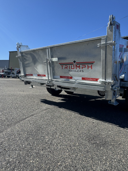 New 2026 Triumph Trailers 82"X14' Dump Trailer Ramps & Tarp