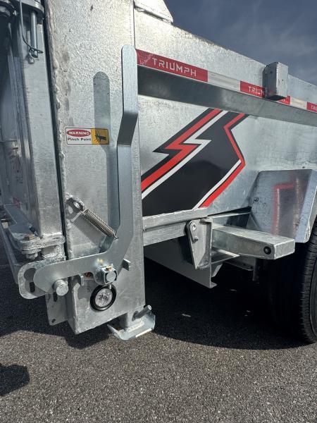 New 2026 Triumph Trailers 82"X14' Dump Trailer Ramps & Tarp