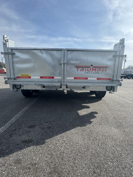 New 2026 Triumph Trailers 82"X14' Dump Trailer Ramps & Tarp