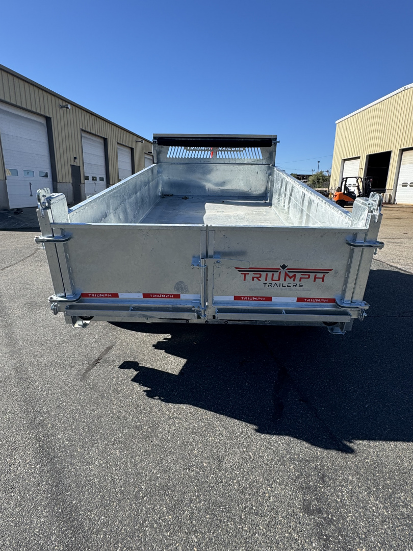 New 2026 Triumph Trailers 82"X14' Dump Trailer Ramps & Tarp