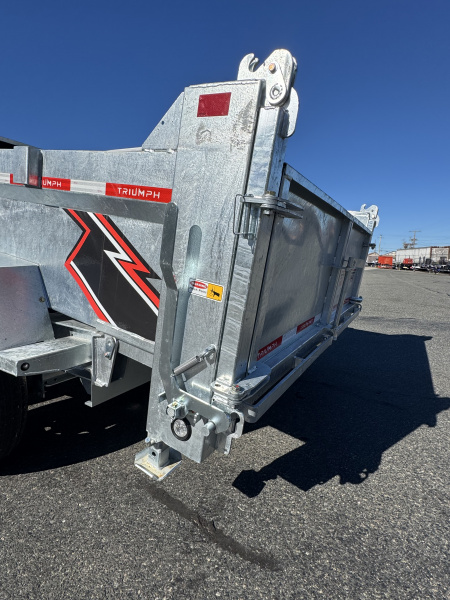 New 2026 Triumph Trailers 82"X14' Dump Trailer Ramps & Tarp