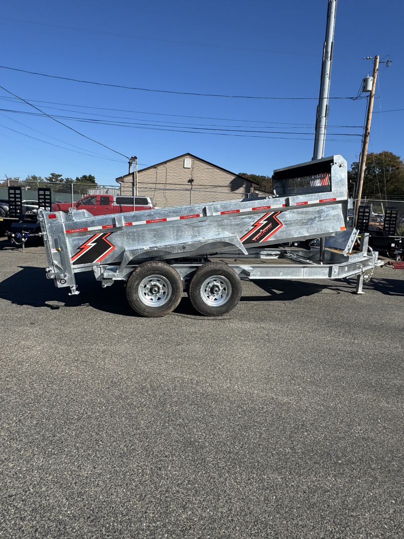 New 2026 Triumph Trailers 82"X14' Dump Trailer Ramps & Tarp