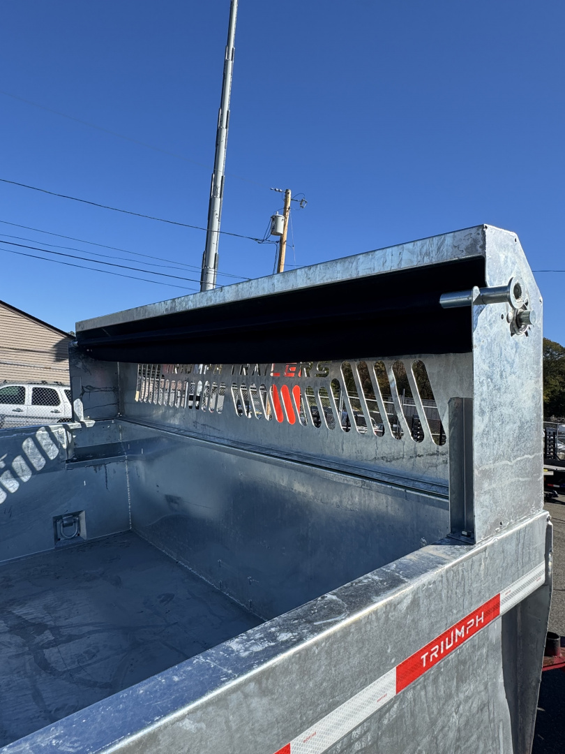 New 2026 Triumph Trailers 82"X14' Dump Trailer Ramps & Tarp