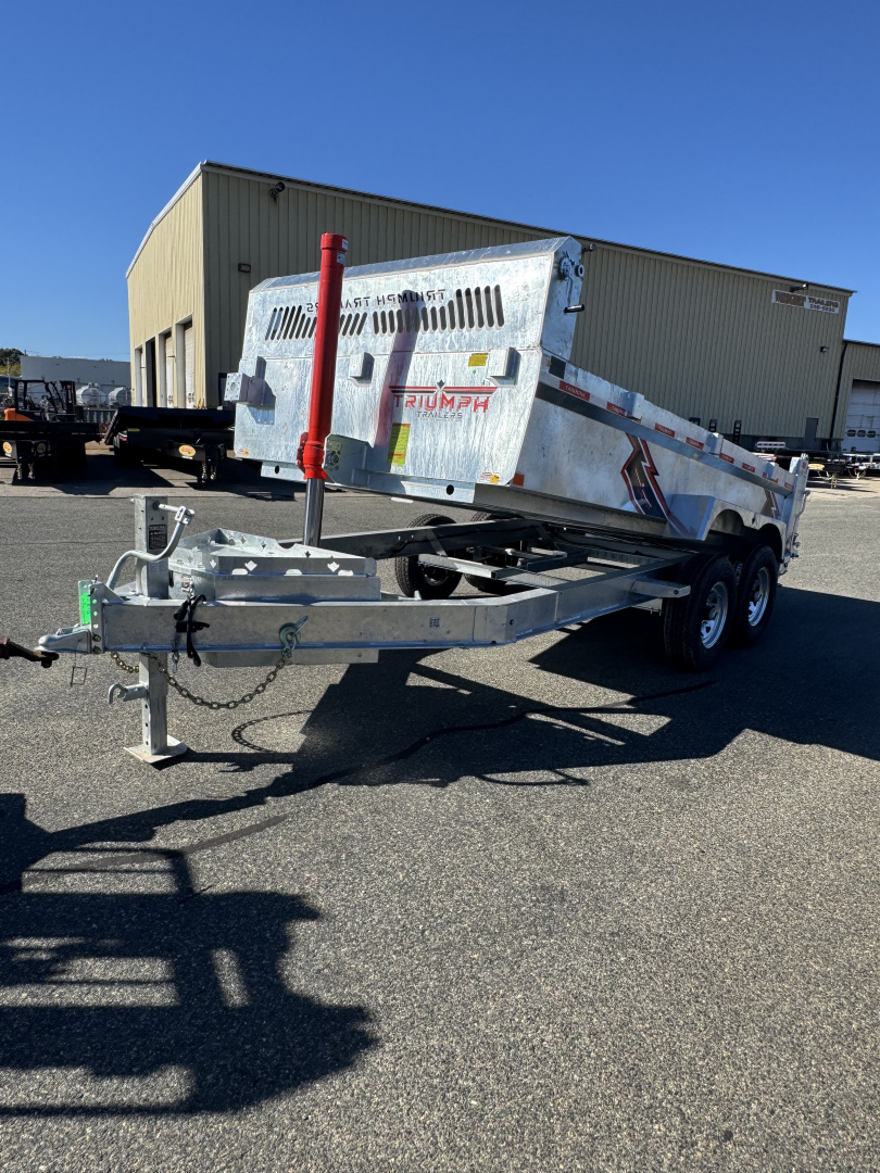 New 2026 Triumph Trailers 82"X14' Dump Trailer Ramps & Tarp