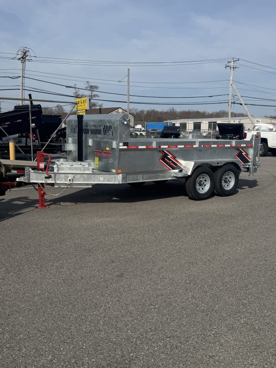 New 2026 Triumph Trailers 82"X14' Dump Trailer Ramps & Tarp
