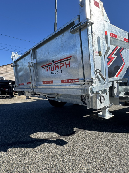New 2026 Triumph Trailers 82"X14' Dump Trailer Ramps & Tarp