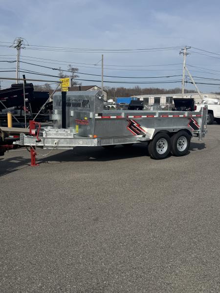 New 2026 Triumph Trailers 82 X14' Dump Trailer Ramps & Tarp