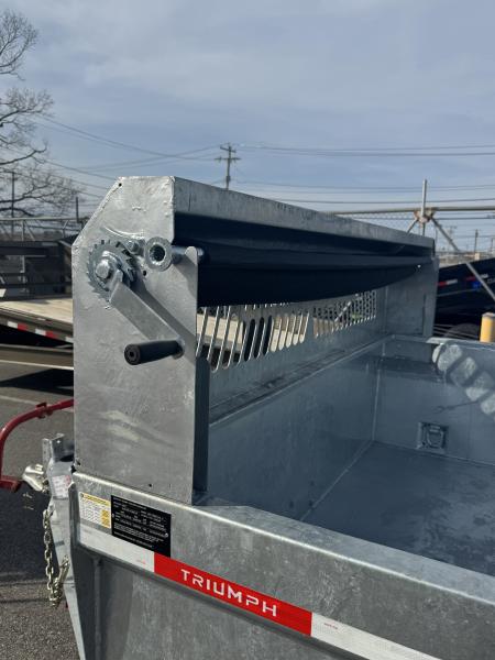 New 2026 Triumph Trailers 82"X14' Dump Trailer Ramps & Tarp