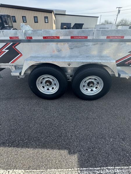New 2026 Triumph Trailers 82"X14' Dump Trailer Ramps & Tarp