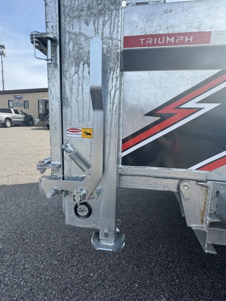 New 2026 Triumph Trailers 82"X14' Dump Trailer Ramps & Tarp
