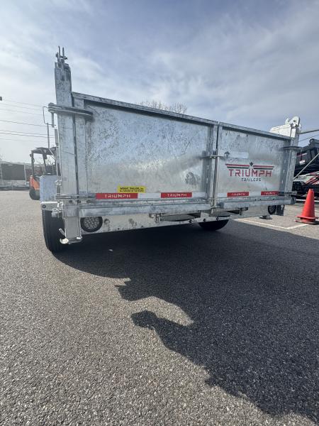 New 2026 Triumph Trailers 82"X14' Dump Trailer Ramps & Tarp