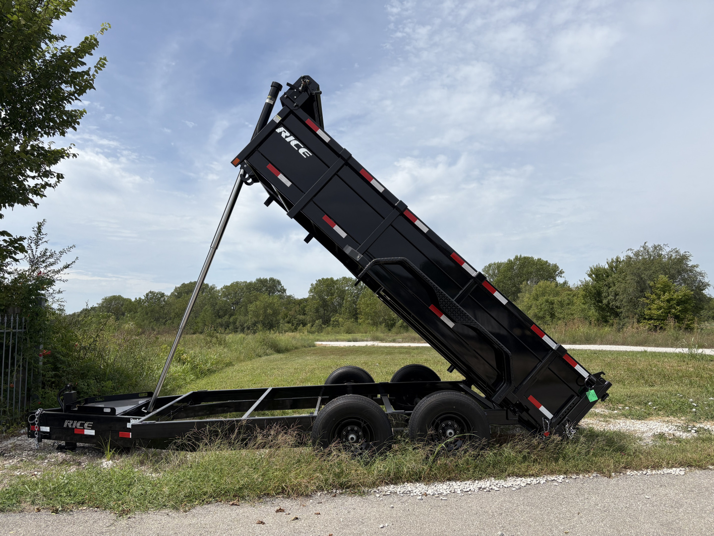 New 2025 Rice Trailers 14FT Dump Trailer