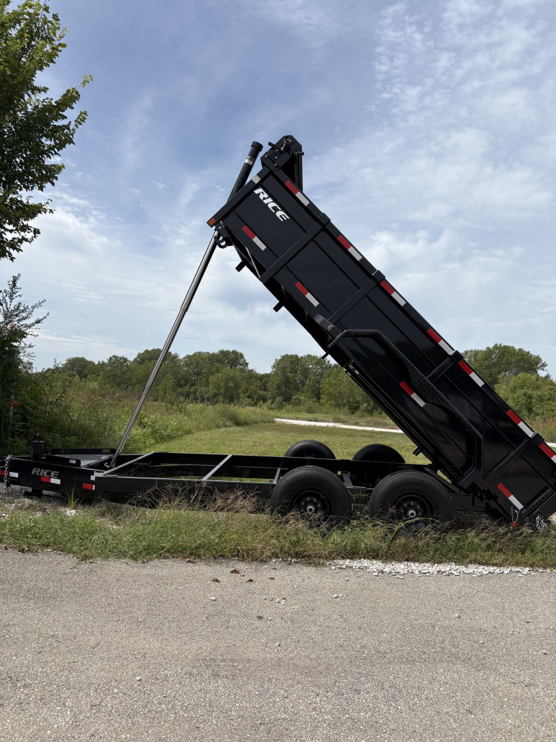 New 2025 Rice Trailers 14FT Dump Trailer