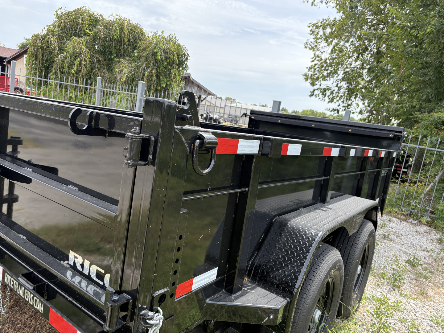 New 2025 Rice Trailers 14FT Dump Trailer