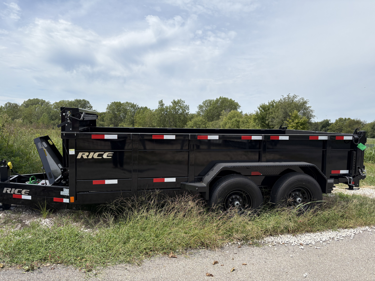 New 2025 Rice Trailers 14FT Dump Trailer