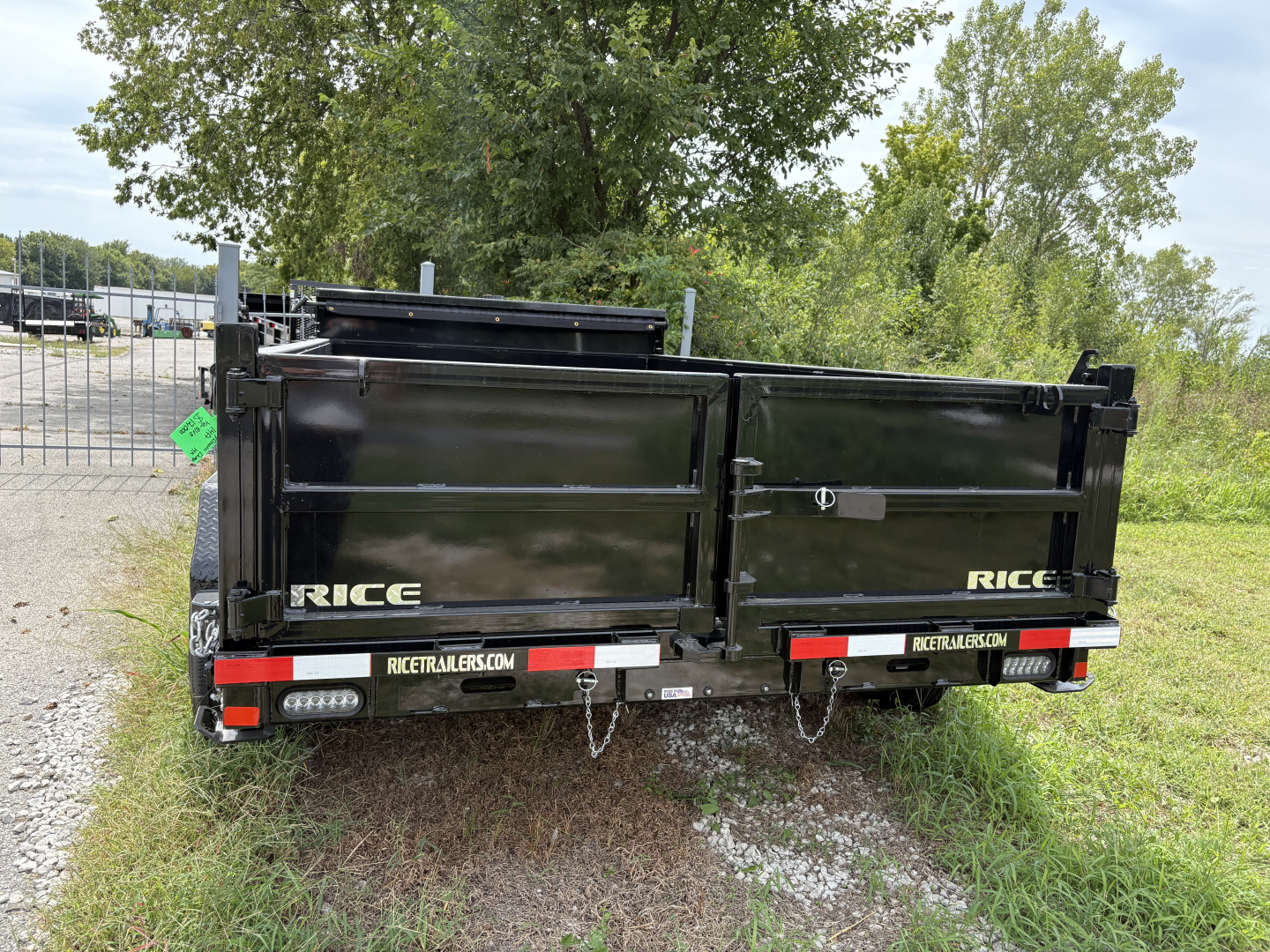 New 2025 Rice Trailers 14FT Dump Trailer