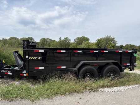 New 2025 Rice Trailers 14FT Dump Trailer