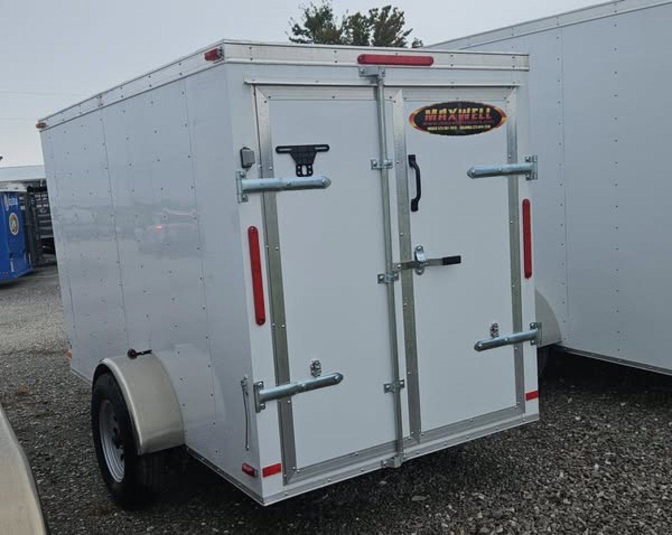 New 2025 Maxwell 5X10 V-Nose Cargo / Enclosed Trailer