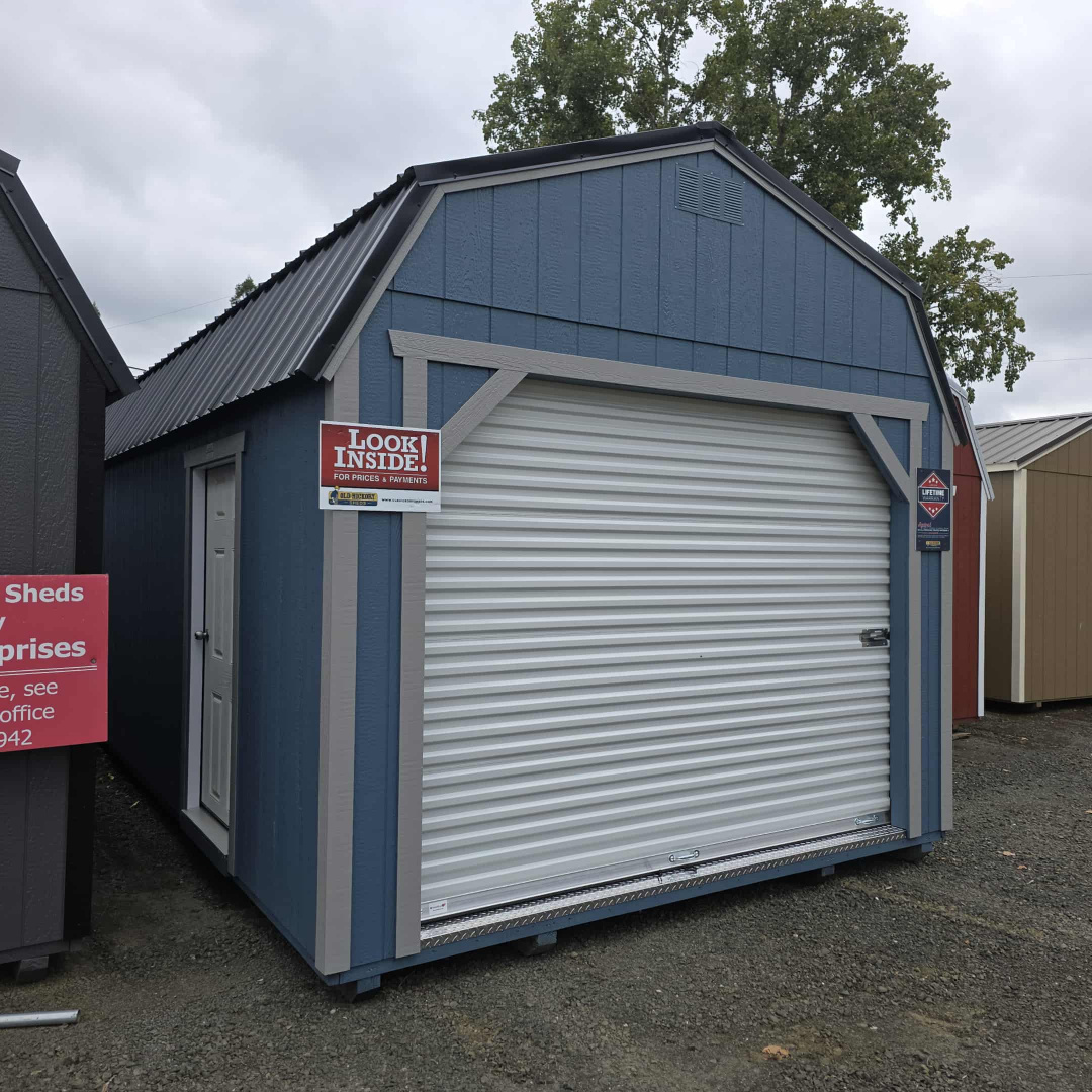 New SHED GARAGE 2025 Old Hickory WLGX 12X28 PORTABLE CARPORT SHOP BUILDING