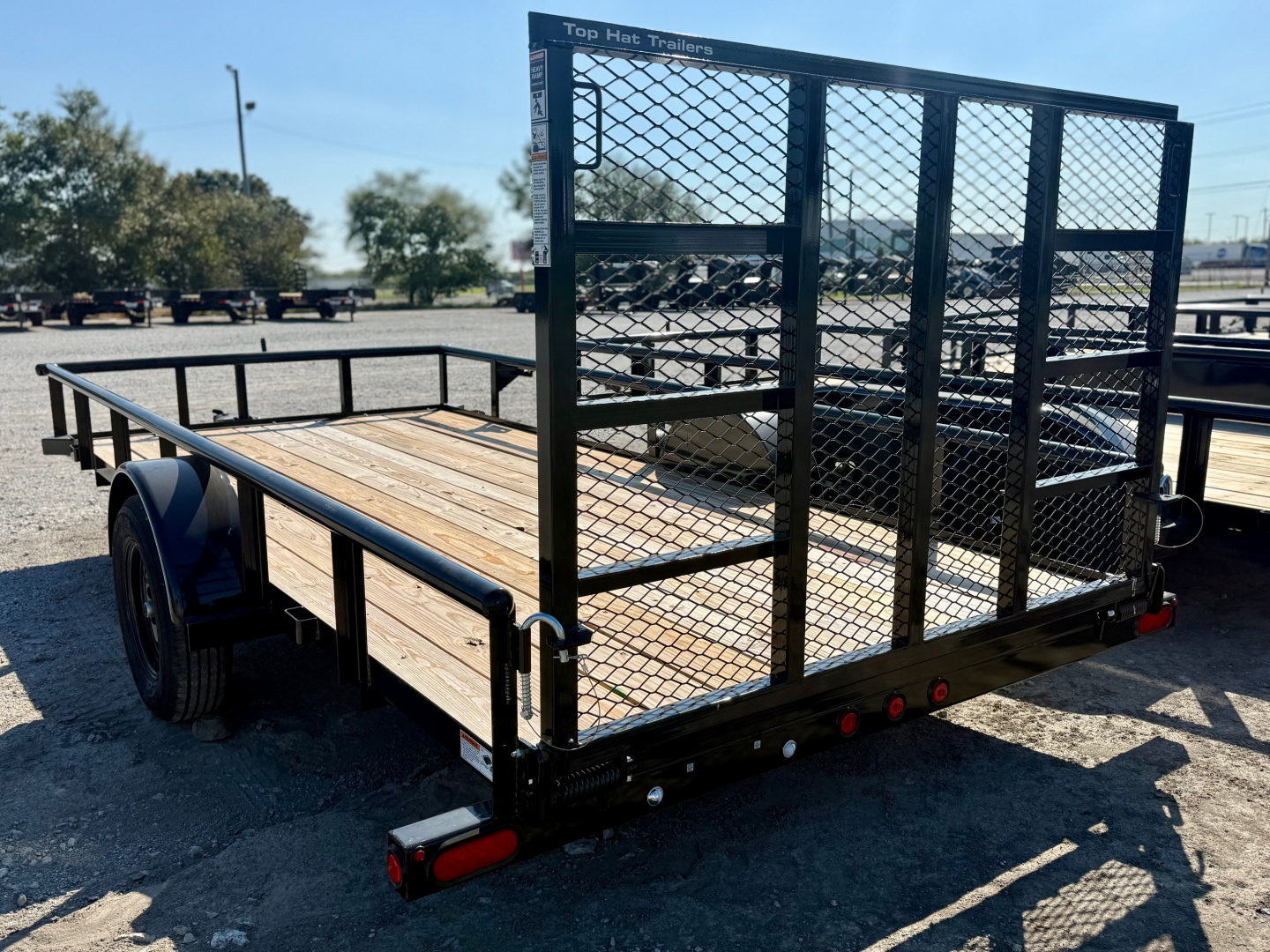 New 2025 Top Hat Trailers DSP14x77 Utility Trailer