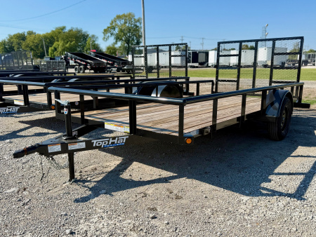 New 2025 Top Hat Trailers DSP14x77 Utility Trailer