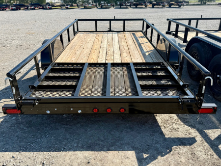 New 2025 Top Hat Trailers DSP14x77 Utility Trailer
