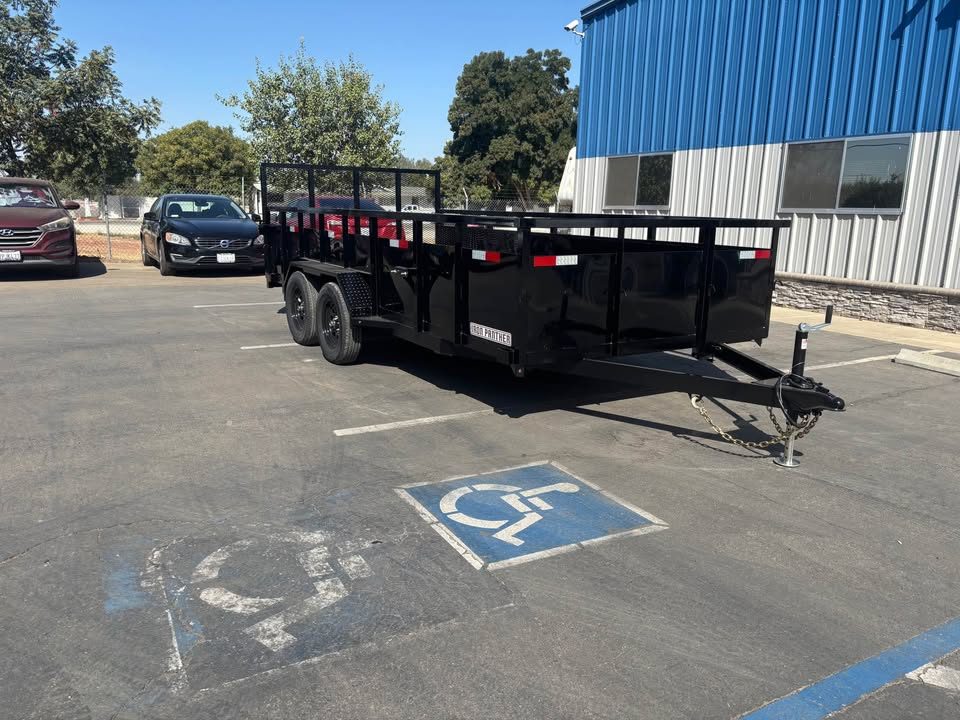 New 2026 Iron Panther Utility Box Trailer 7x16x2
