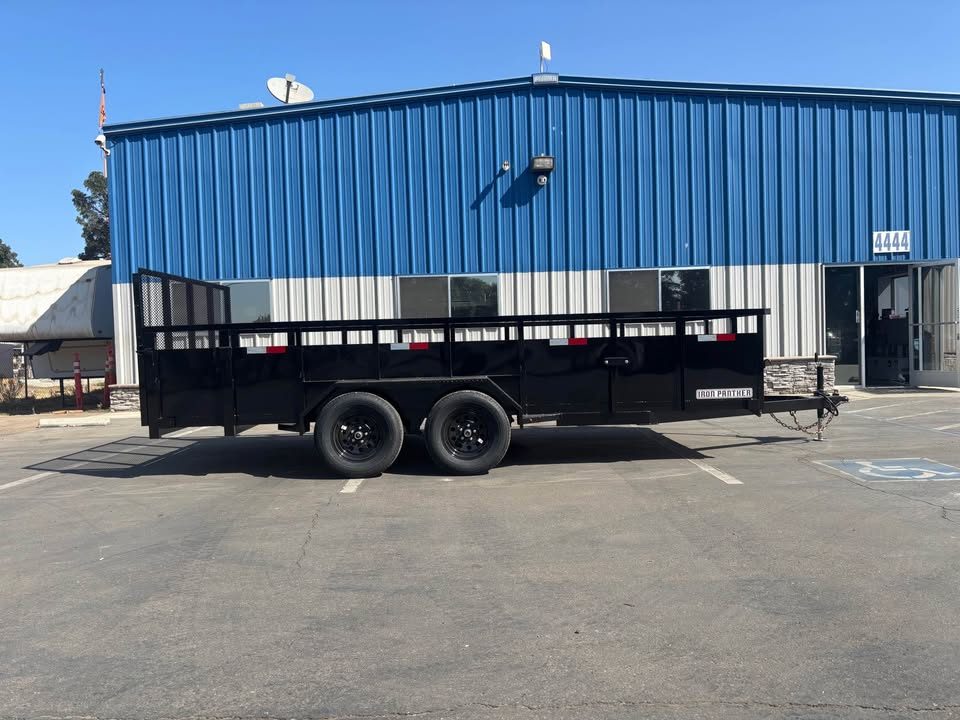 New 2026 Iron Panther Utility Box Trailer 7x16x2