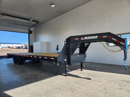 New 2026 Lamar 32' Gooseneck Deckover Trailer 24K