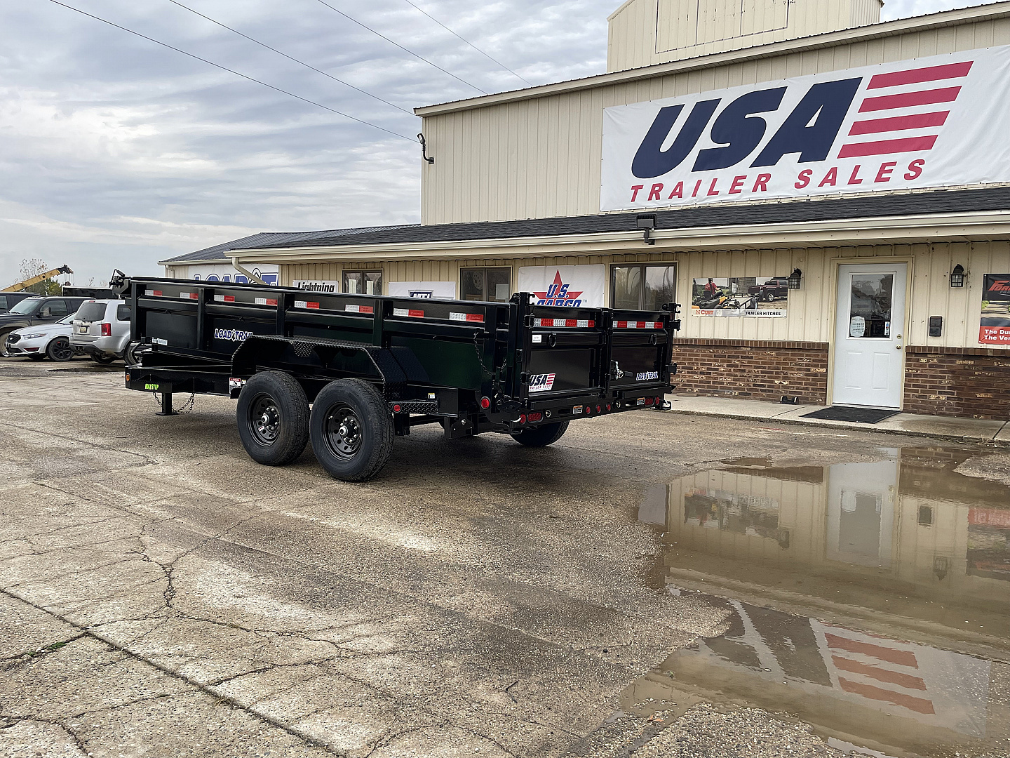 New 2026 Load Trail 83x16 Tandem Axle w/24In Sides & 7 Gauge Floor 14k Dump Trailer