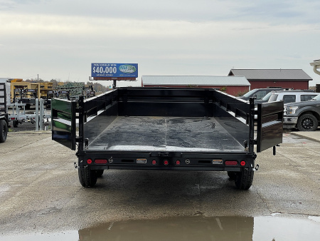 New 2026 Load Trail 83x16 Tandem Axle w/24In Sides & 7 Gauge Floor 14k Dump Trailer