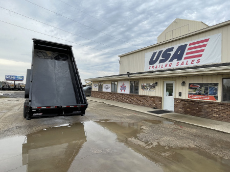 New 2026 Load Trail 83x16 Tandem Axle w/24In Sides & 7 Gauge Floor 14k Dump Trailer