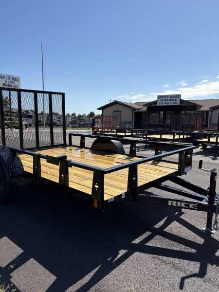 New 2025 Rice Trailers 10' X 6'4  Utility Trailer
