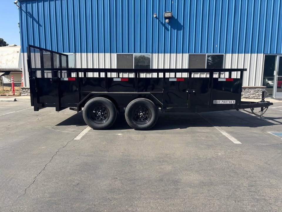 New 2026 Iron Panther Utility Box Trailer 7x14x2
