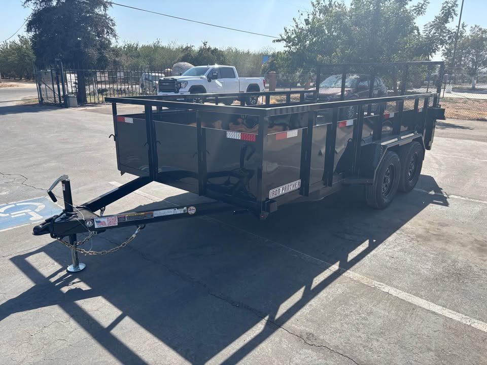 New 2026 Iron Panther Utility Box Trailer 7x14x2